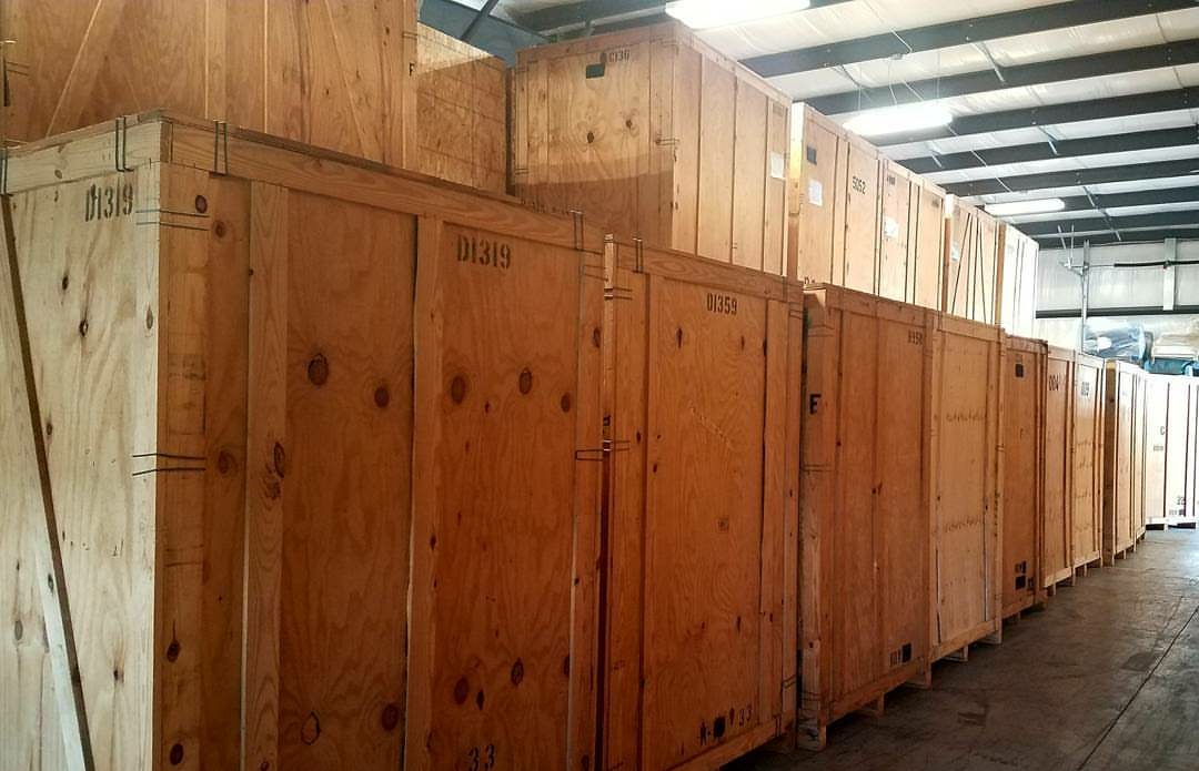 Storage vaults in the warehouse